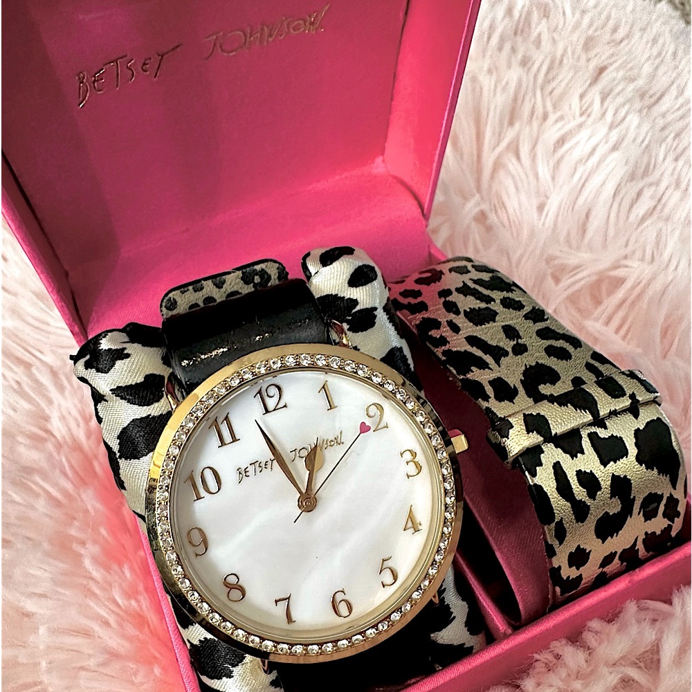 Betsey Johnson Watch with interchangeable bands